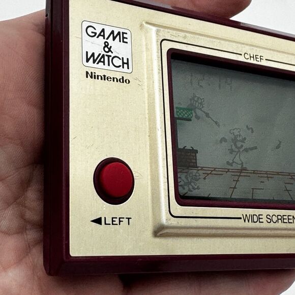 Nintendo Chef Japan Game and Watch Vintage Retro FP-24 Tested Works 1981 Japan - Picture 2 of 8